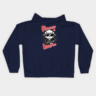 Sheep Funny Rocker - Fleece & Reverbs Kids Hoodie